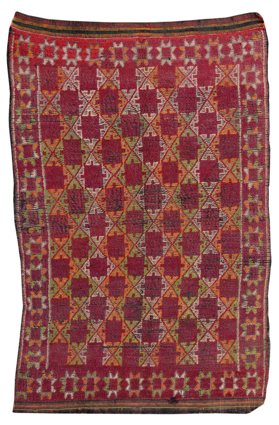 MOROCCAN HANDKNOTTED RUG, 61914
