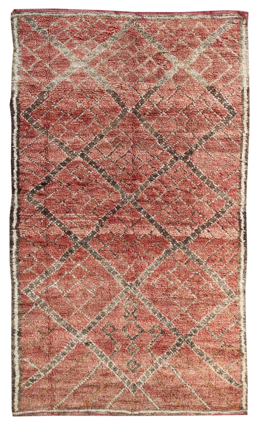 MOROCCAN HANDKNOTTED RUG, 61919