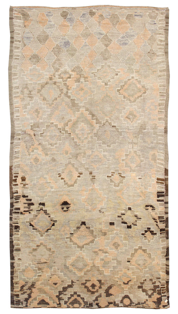 MOROCCAN HANDKNOTTED RUG, 61923