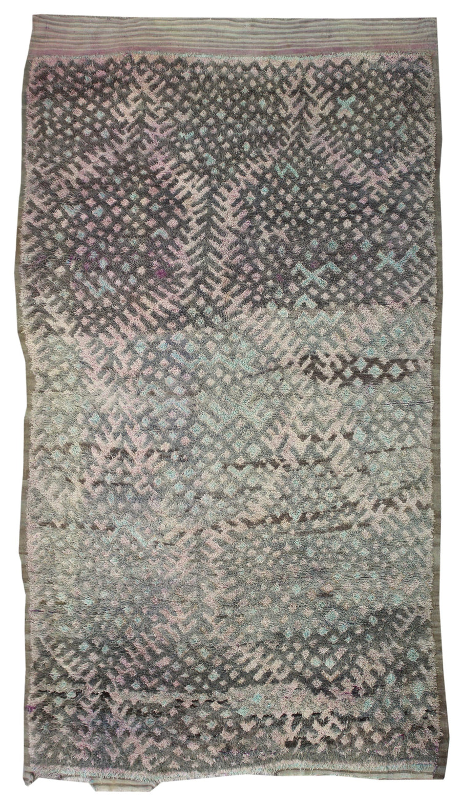 MOROCCAN HANDKNOTTED RUG, 61925
