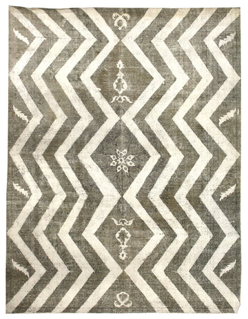 RECYCLED HANDKNOTTED RUG, J50739