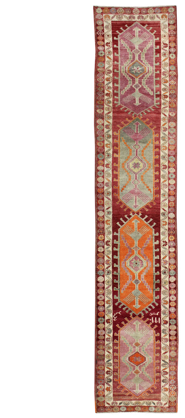 KURDISH HANDKNOTTED RUG, J54114