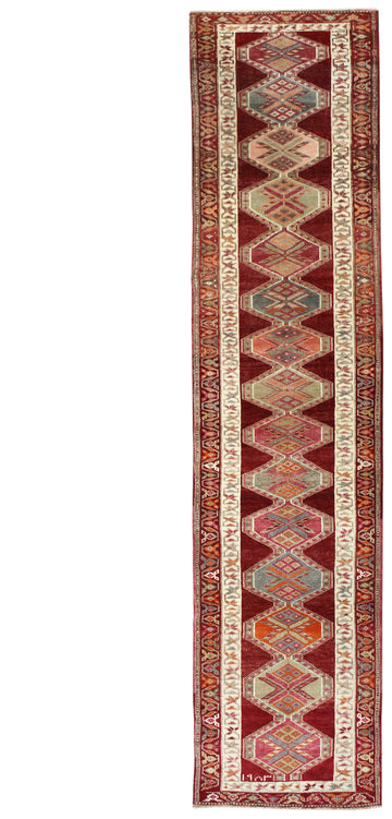 KURDISH HANDKNOTTED RUG, J54115