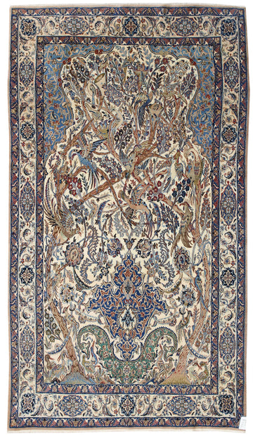 I HAVE MY EYES ON YOU HANDKNOTTED RUG, JF4847